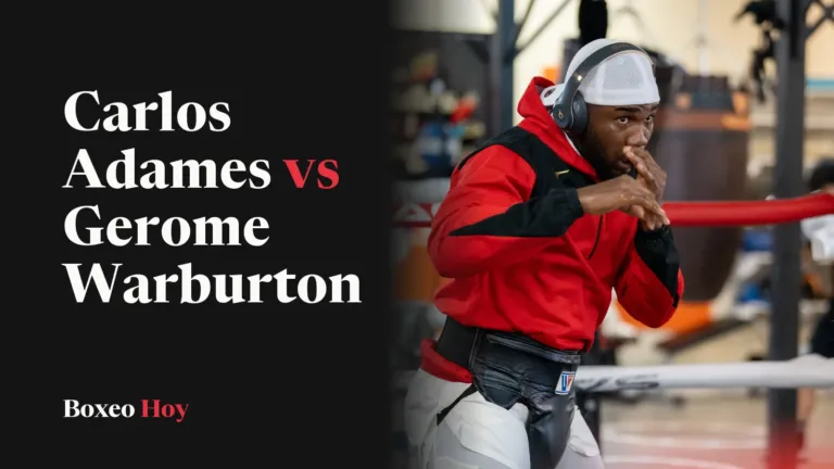 Carlos Adames vs Gerome Warburton: el campeón del CMB pelea el 14 de noviembre en Riad