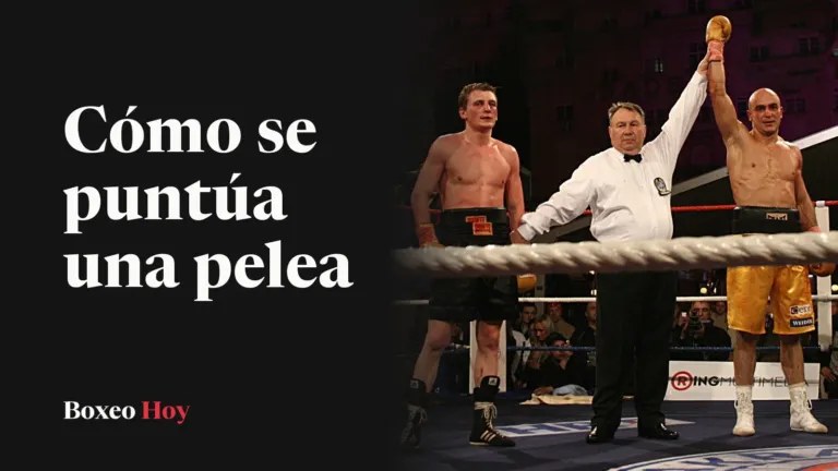 Cómo se puntúa una pelea de box: jueces, el 10-9, KO y decisiones