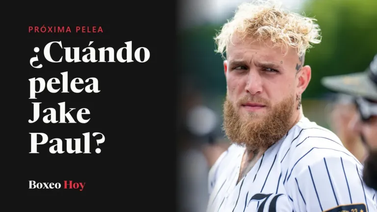 ¿Cuándo pelea Jake Paul? Fecha de su regreso en Dubái