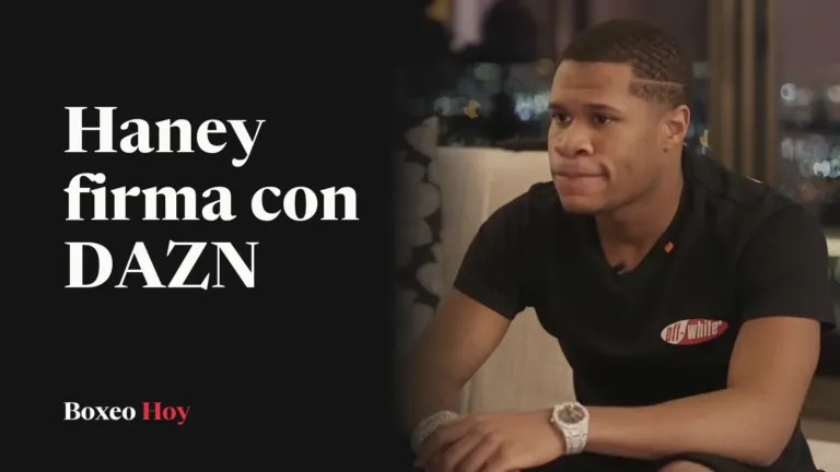 Devin Haney firma un acuerdo exclusivo de varias peleas con DAZN