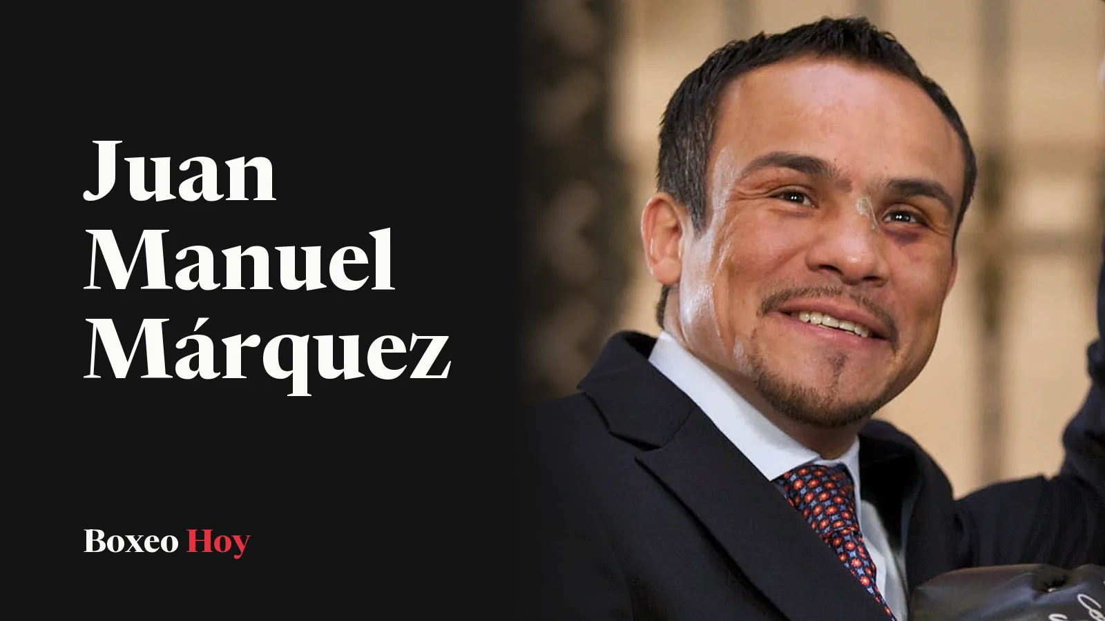 Juan Manuel Márquez en diciembre de 2012, días después de noquear a Pacquiao