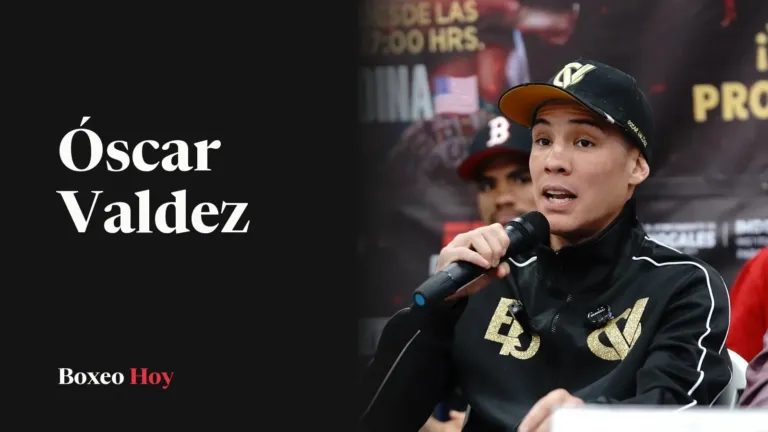 Óscar Valdez: récord, edad, estatura y cuándo vuelve a pelear