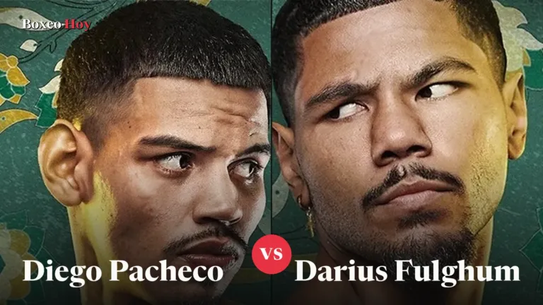Pacheco vs Fulghum: hora, dónde ver y qué está en juego