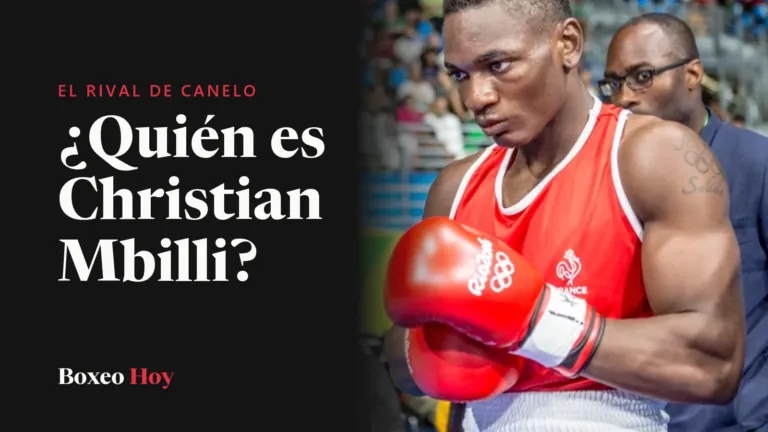 ¿Quién es Christian Mbilli, el rival de Canelo? Récord, títulos y su historia