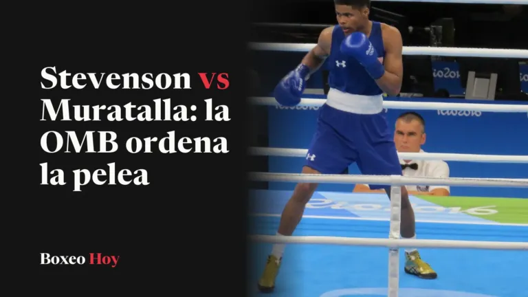 Shakur Stevenson, obligado por la OMB a pelear con Raymond Muratalla