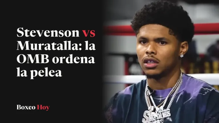 Shakur Stevenson, obligado por la OMB a pelear con Raymond Muratalla